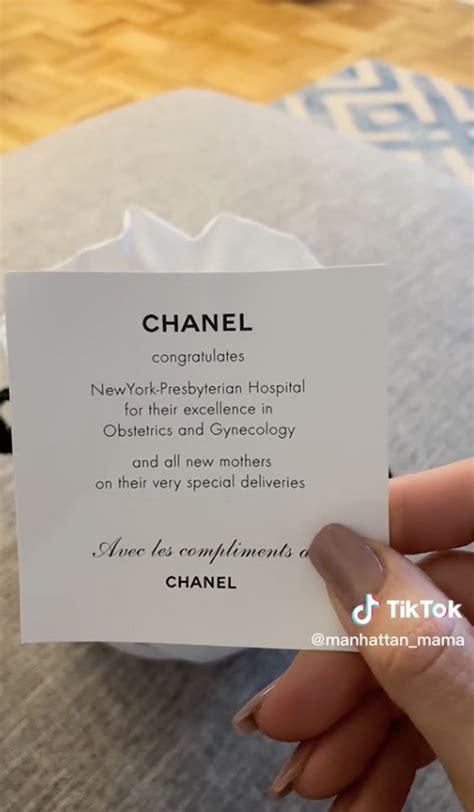 nyc hospital chanel gifts